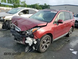 2016 Subaru Forester XT Touring with VIN JF2SJGXC3GH422324, listed as a Copart auction lot 54685745 with 103,330 mi miles and Salvage title. Bid and sale history available at DreamBid. Image 1.