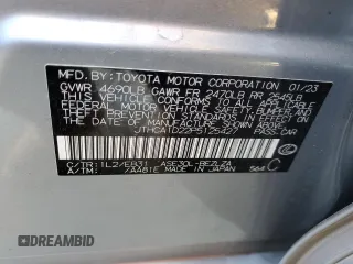 2023 Lexus IS with VIN JTHCA1D22P5125427, listed as a Copart auction lot 80538304 with 16,182 mi miles and Salvage Title. Bid and sale history available at carsss.com. Image 12.