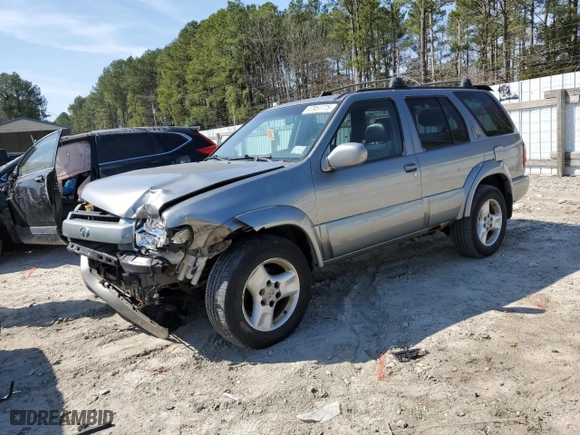 2003 Infiniti QX4 Luxury with VIN JNRDR09Y43W302568, listed as a Copart auction lot 47951775 with 215480 miles and Salvage Title. Bid and sale history available at carsss.com. Image 1.