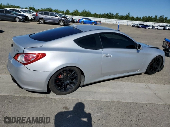 2011 Hyundai Genesis Coupe with VIN KMHHT6KD6BU059087, listed as a Copart auction lot 57665315 with 122,763 mi miles and Salvage title. Bid and sale history available at DreamBid. Image 3.