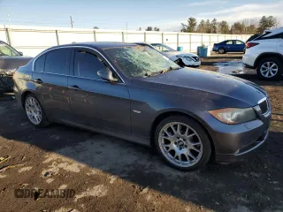 2008 BMW 3 Series 335xi with VIN WBAVD53528A010191, listed as a Copart auction lot 46000195 with 110,426 mi miles and Salvage title. Bid and sale history available at DreamBid. Image 4.