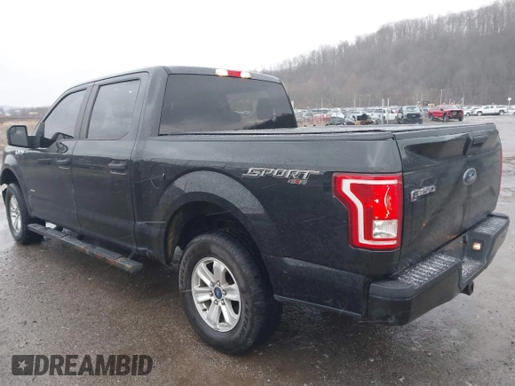 2015 Ford F-150 XLT with VIN 1FTEW1EP2FFB96318, listed as a IAAI auction lot 41578663 with 143,560 mi miles. Bid and sale history available at carsss.com. Image 3.