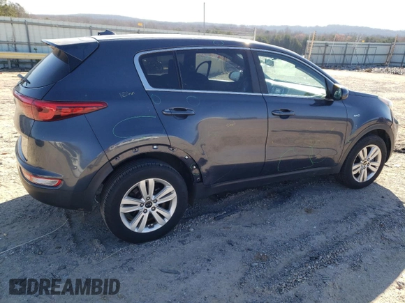 2018 Kia Sportage LX with VIN KNDPMCAC3J7314795, listed as a Copart auction lot 46986125 with 158,693 mi miles and Clean Title. Bid and sale history available at carsss.com. Image 3.