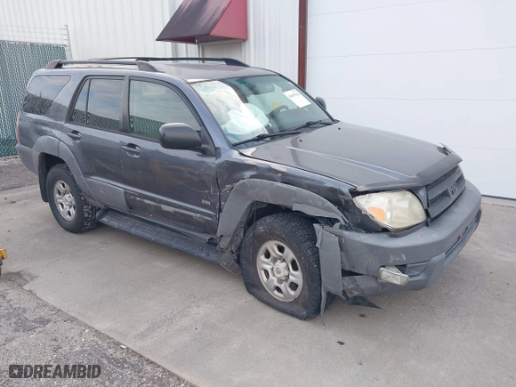 2003 Toyota 4Runner SR5 with VIN JTEZU14R530008993, listed as a IAAI auction lot 41697926 with 302,008 mi miles. Bid and sale history available at carsss.com. Image 1.