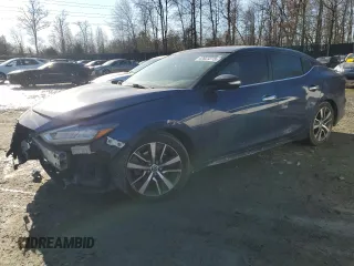 2019 Nissan Maxima SV with VIN 1N4AA6AV7KC371016, listed as a Copart auction lot 42823315 with 109,733 mi miles and Salvage Title. Bid and sale history available at DreamBid. Image 1.