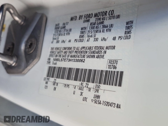 2017 Ford Transit Connect XL с VIN NM0LS7E73H1330062, выставлен на аукционе IAAI как лот 42763044 с пробегом 133 764 миль миль и . История ставок и продаж доступна на DreamBid. Изображение 21.