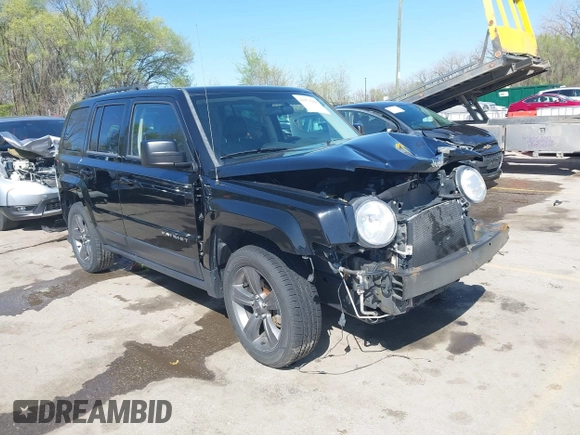 2014 Jeep Patriot Latitude with VIN 1C4NJPFA6ED928021, listed as a IAAI auction lot 41973268 with 73,456 mi miles and . Bid and sale history available at carsss.com. Image 1.