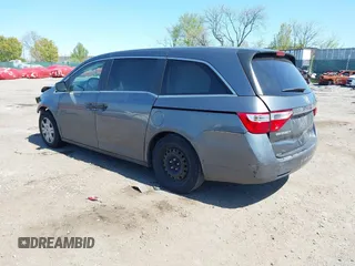 2013 Honda Odyssey LX with VIN 5FNRL5H23DB056331, listed as a IAAI auction lot 42069564 with Not Provided miles and . Bid and sale history available at carsss.com. Image 3.