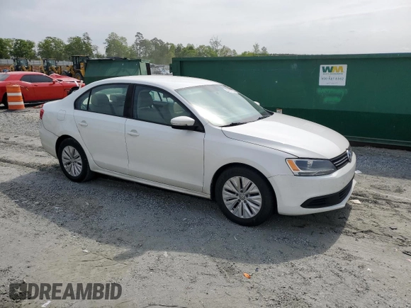 2011 Volkswagen Jetta SE with VIN 3VWDZ7AJ6BM381325, listed as a Copart auction lot 52987185 with 151,208 mi miles and Salvage title. Bid and sale history available at DreamBid. Image 4.