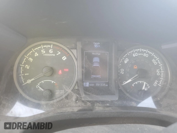 2017 Toyota Tacoma SR5 with VIN 5TFSZ5AN4HX047041, listed as a Copart auction lot 63424145 with 191,335 mi miles and Salvage title. Bid and sale history available at DreamBid. Image 9.