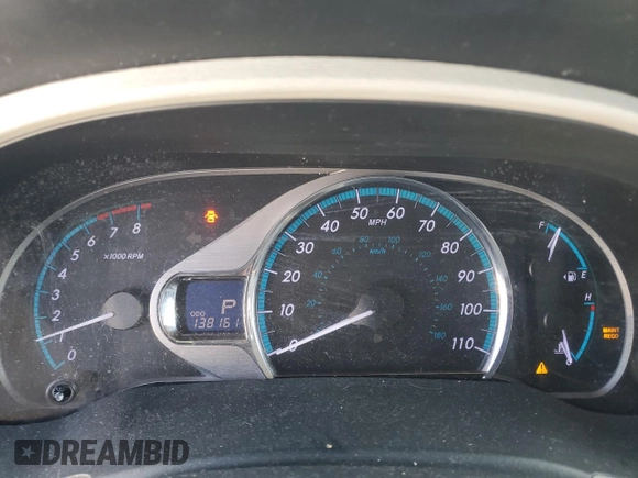 2011 Toyota Sienna XLE AAS with VIN 5TDYK3DC3BS036574, listed as a Copart auction lot 47177365 with 138,161 mi miles and Salvage Title. Bid and sale history available at carsss.com. Image 9.