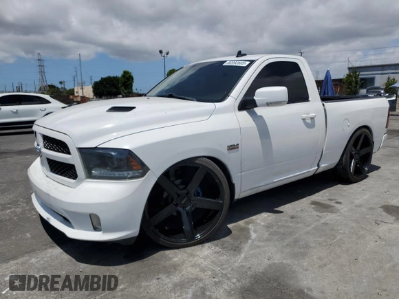 2015 Ram 1500 Sport with VIN 3C6JR6CT8FG687324, listed as a Copart auction lot 56992605 with 123,952 mi miles and Salvage title. Bid and sale history available at DreamBid. Image 1.