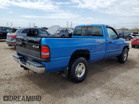 2001 Dodge 2500 z VIN 3B7KC26Z21M557430, wystawiony jako Copart lot #53995215 z przebiegiem 185 131 mil mil oraz Szkoda całkowita • Salvage title. Historia ofert i sprzedaży dostępna na DreamBid. Obrazek 3.