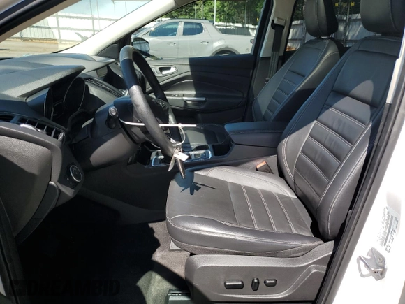 2019 Ford Escape Titanium with VIN 1FMCU9J97KUA21390, listed as a Copart auction lot 57640175 with 51,254 mi miles and Salvage title. Bid and sale history available at DreamBid. Image 7.