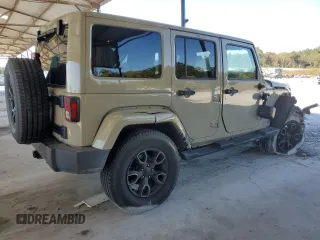 2018 Jeep Wrangler JK Unlimited Sahara with VIN 1C4BJWEGXJL889159, listed as a Copart auction lot 76523774 with 77,528 mi miles and Salvage Title. Bid and sale history available at carsss.com. Image 3.