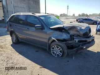 2006 BMW X5 3.0i with VIN 5UXFA13546LY32628, listed as a Copart auction lot 76489804 with 272,051 mi miles and Salvage Title. Bid and sale history available at carsss.com. Image 4.