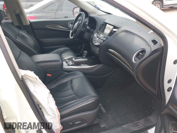 2015 Infiniti QX60 with VIN 5N1AL0MN0FC525886, listed as a IAAI auction lot 41861697 with 77,963 mi miles. Bid and sale history available at carsss.com. Image 5.