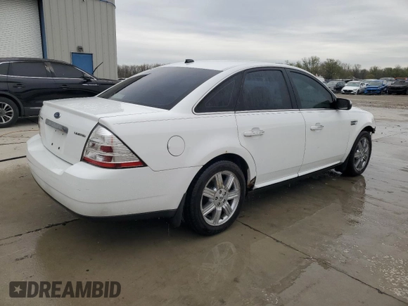 2008 Ford Taurus Limited with VIN 1FAHP25W68G160741, listed as a Copart auction lot 50693785 with 367,975 mi miles and Salvage Title. Bid and sale history available at DreamBid. Image 3.