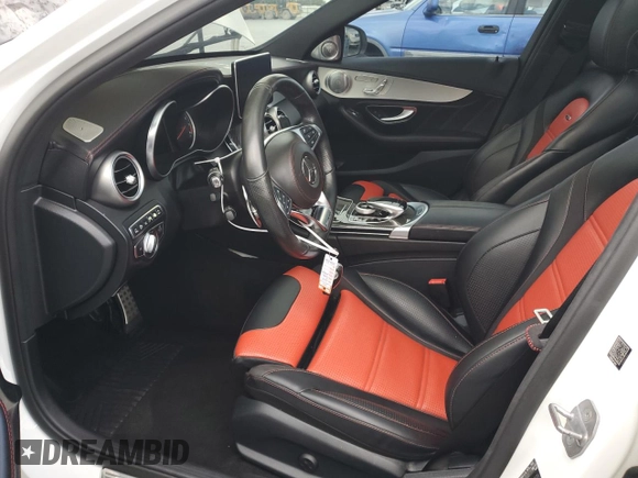 2018 Mercedes-Benz C 63 AMG with VIN 55SWF8GB6JU239102, listed as a Copart auction lot 41472985 with 50,041 mi miles and Non repairable. Bid and sale history available at DreamBid. Image 7.