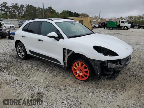 2018 Porsche Macan with VIN WP1AA2A53JLB17318, listed as a Copart auction lot 50155435 with 89,984 mi miles and Salvage Title. Bid and sale history available at DreamBid. Image 4.