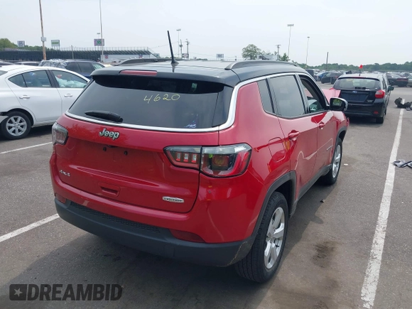 2018 Jeep Compass Latitude с VIN 3C4NJDBB7JT223360, выставлен на аукционе IAAI как лот 42406279 с пробегом 15 410 миль миль и . История ставок и продаж доступна на DreamBid. Изображение 4.