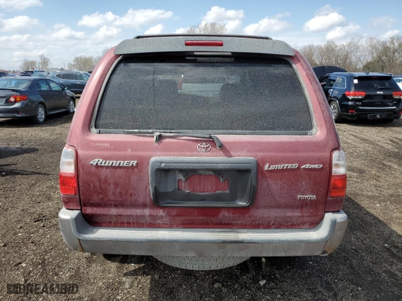 2001 Toyota 4Runner Limited with VIN JT3HN87R019057789, listed as a Copart auction lot 51464155 with 264,952 mi miles and Clean Title. Bid and sale history available at carsss.com. Image 6.