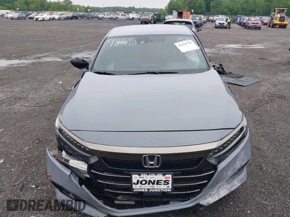 2021 Honda Accord Sport with VIN 1HGCV1F38MA099805, listed as a IAAI auction lot 42251724 with 78,645 mi miles and . Bid and sale history available at DreamBid. Image 12.