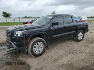 2022 Nissan Frontier SV with VIN 1N6ED1EJ5NN695813, listed as a Copart auction lot 50844895 with 58,861 mi miles and Salvage Title. Bid and sale history available at carsss.com. Image 1.