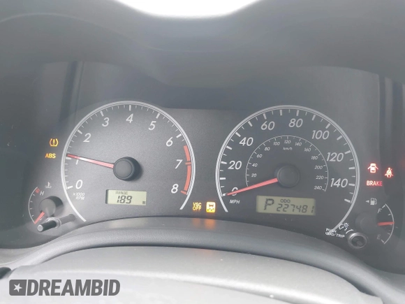 2010 Toyota Corolla with VIN 2T1BU4EE0AC359882, listed as a IAAI auction lot 42051633 with 227,481 mi miles. Bid and sale history available at carsss.com. Image 7.