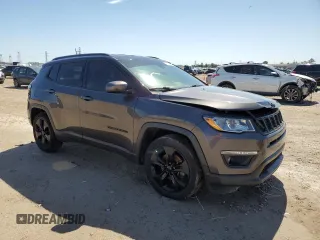 2020 Jeep Compass Latitude with VIN 3C4NJCBB5LT162538, listed as a Copart auction lot 47005955 with 86,155 mi miles and Salvage Title. Bid and sale history available at carsss.com. Image 4.