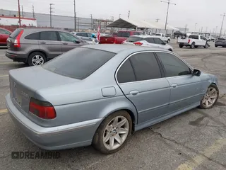 2003 BMW 5 Series 525iA with VIN WBADT43463G024729, listed as a IAAI auction lot 42032836 with 1 mi miles. Bid and sale history available at carsss.com. Image 4.