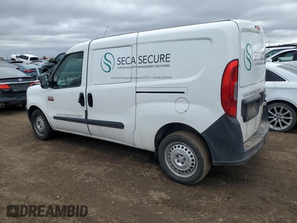 2020 Ram ProMaster City Cargo Tradesman with VIN ZFBHRFAB2L6P30895, listed as a Copart auction lot 51966745 with 51,390 mi miles and Salvage title. Bid and sale history available at DreamBid. Image 2.
