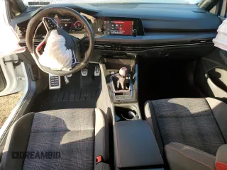 2023 Volkswagen Golf GTI 40th Anniversary Edition with VIN WVW9A7CD7PW196103, listed as a Copart auction lot 43135685 with 35,152 mi miles and Salvage Title. Bid and sale history available at carsss.com. Image 8.