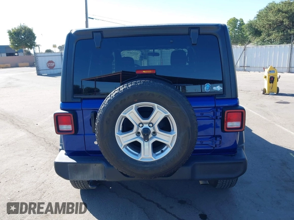 2018 Jeep Wrangler Unlimited Sport z VIN 1C4HJXDGXJW189321, wystawiony jako IAAI lot #42532856 z przebiegiem 46 559 mil mil oraz . Historia ofert i sprzedaży dostępna na DreamBid. Obrazek 17.