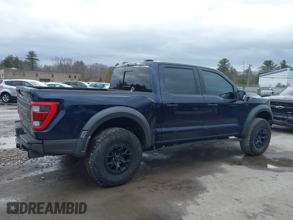 2023 Ford F-150 Raptor with VIN 1FTFW1RG9PFA45363, listed as a IAAI auction lot 41631790 with 64,393 mi miles and . Bid and sale history available at DreamBid. Image 14.