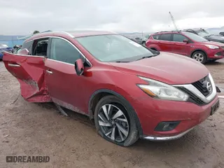 2016 Nissan Murano S with VIN 5N1AZ2MHXGN167917, listed as a IAAI auction lot 41074897 with 141,518 mi miles. Bid and sale history available at carsss.com. Image 1.
