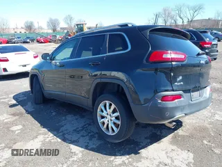 2017 Jeep Cherokee Limited with VIN 1C4PJMDBXHW636173, listed as a IAAI auction lot 41839296 with 92,468 mi miles and . Bid and sale history available at DreamBid. Image 3.