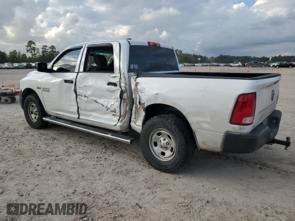 2017 Ram 1500 Tradesman with VIN 1C6RR7KT5HS625692, listed as a Copart auction lot 80113534 with 211,847 mi miles and Salvage title. Bid and sale history available at DreamBid. Image 2.