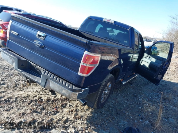 2012 Ford F-150 XL with VIN 1FTFX1ET0CFA13900, listed as a IAAI auction lot 41636108 with 168,802 mi miles. Bid and sale history available at carsss.com. Image 4.
