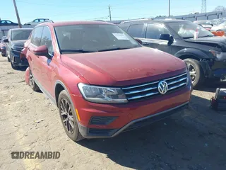 2019 Volkswagen Tiguan SE with VIN 3VV3B7AX6KM161627, listed as a IAAI auction lot 41698592 with 108,966 mi miles and . Bid and sale history available at DreamBid. Image 1.