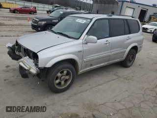 2002 Suzuki XL-7 Standard with VIN JS3TX92V124112454, listed as a Copart auction lot 43611355 with 182,636 mi miles and Salvage Title. Bid and sale history available at carsss.com. Image 1.