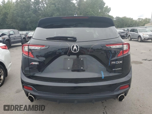 2020 Acura RDX w/A-Spec Pkg with VIN 5J8TC2H69LL017313, listed as a Copart auction lot 64966663 with 40,800 mi miles. Bid and sale history available at carsss.com. Image 6.