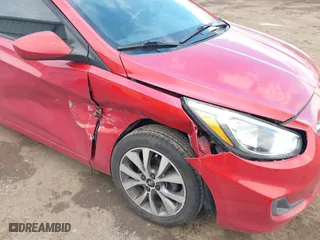 2017 Hyundai Accent SE with VIN KMHCT4AE5HU349418, listed as a IAAI auction lot 41819609 with 112,500 mi miles. Bid and sale history available at carsss.com. Image 6.