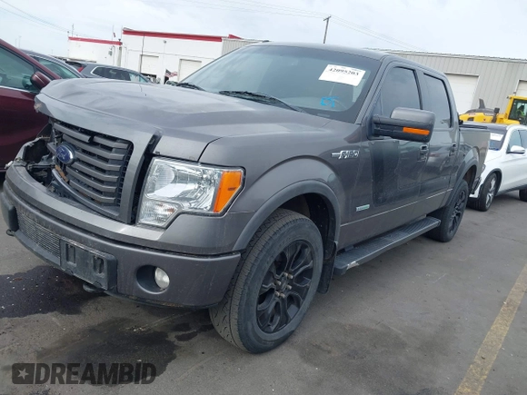 2012 Ford F-150 XL with VIN 1FTFW1ET4CKE20984, listed as a IAAI auction lot 42095203 with 168,879 mi miles and . Bid and sale history available at DreamBid. Image 2.