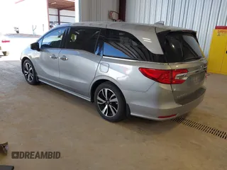 2018 Honda Odyssey Elite z VIN 5FNRL6H95JB105236, wystawiony jako IAAI lot #42020212 z przebiegiem 83 751 mil mil oraz . Historia ofert i sprzedaży dostępna na DreamBid. Obrazek 3.