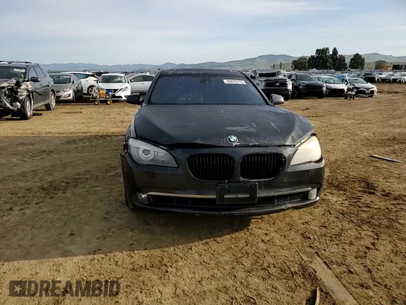 2012 BMW 7 Series 750Li with VIN WBAKB8C52CDW84794, listed as a Copart auction lot 49874315 with 118,725 mi miles and Salvage Title. Bid and sale history available at carsss.com. Image 10.