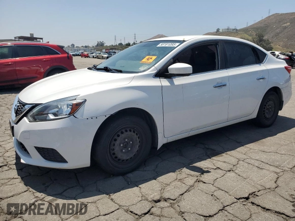 2016 Nissan Sentra SR with VIN 3N1AB7AP3GY298601, listed as a Copart auction lot 56181095 with 153,188 mi miles and Clean Title. Bid and sale history available at DreamBid. Image 1.