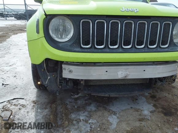 2017 Jeep Renegade Altitude with VIN ZACCJABB9HPF84211, listed as a IAAI auction lot 41595512 with 68,577 mi miles and . Bid and sale history available at DreamBid. Image 12.
