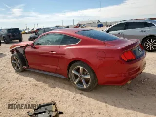 2015 Ford Mustang V6 with VIN 1FA6P8AM7F5329835, listed as a Copart auction lot 62985735 with Not provided miles and Salvage title. Bid and sale history available at DreamBid. Image 2.