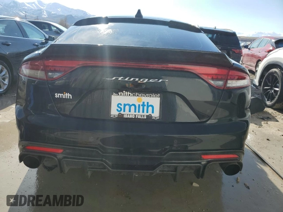 2022 Kia Stinger GT1 with VIN KNAE45LC9N6119485, listed as a Copart auction lot 51492775 with 30,177 mi miles and Clean Title. Bid and sale history available at DreamBid. Image 6.